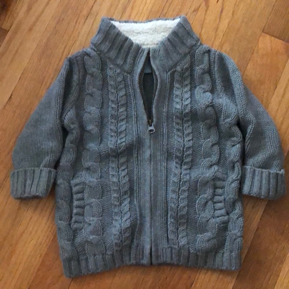 Toddler cable knit sweater